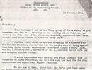 Patton's Letter to Spaatz on November 19, 1944