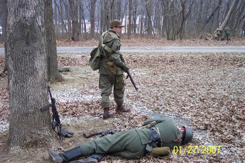 Battle of the Bulge reenactment Battle of the Bulge reenactment